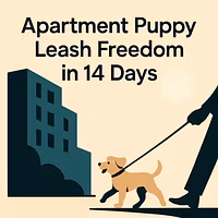Apartment Puppy Leash Freedom in 14 Days
