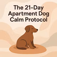 The 21-Day Apartment Dog Calm Protocol