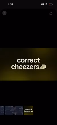 Correct Cheezers🧀