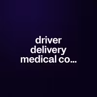 driver delivery medical courie