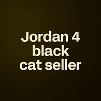 Jordan 4 black cat seller