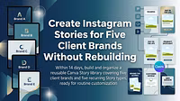 Create Instagram Stories for Five Client Brands Without Rebuilding