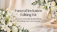 Funeral Invitation Editing Kit