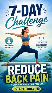 7-Day Back Pain Relief Yoga Challenge