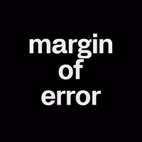 margin of error 