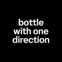bottle with one direction
