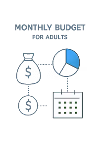 Simple Monthly Budget for Adults