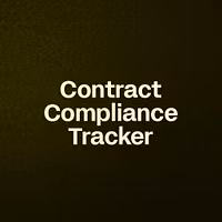 Contract Compliance Tracker