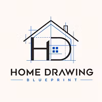 Home Drawing Blueprint