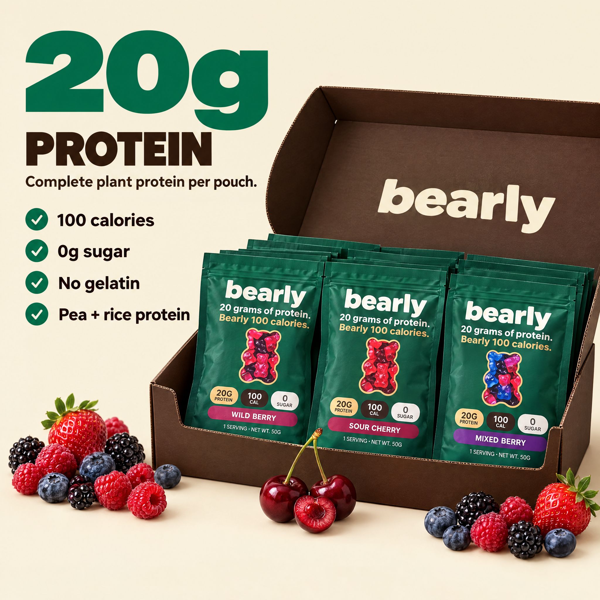 Bearly Protein Gummies