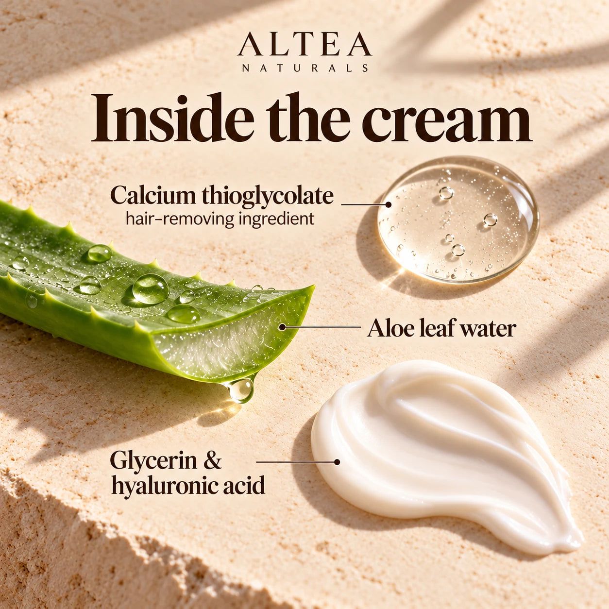 Altea Naturals Hair Removal Duo — ingredients