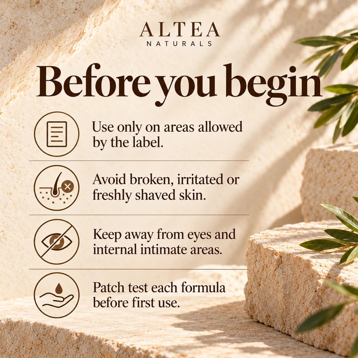 Altea Naturals Hair Removal Duo — care