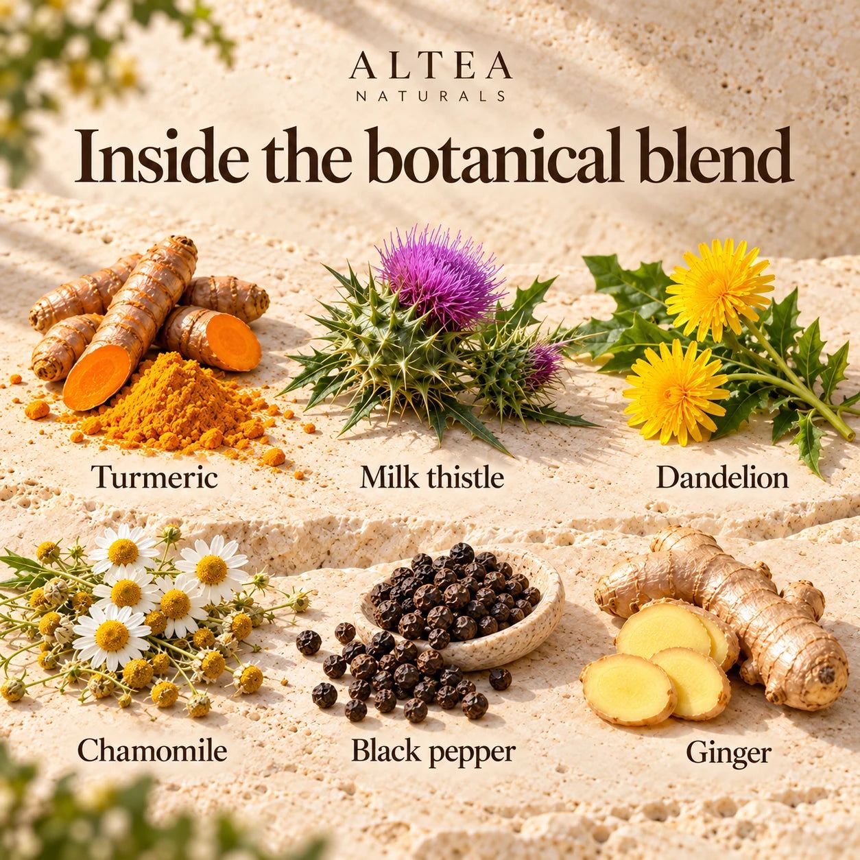 Altea Naturals Turmeric Curcumin Liquid Drops — ingredients
