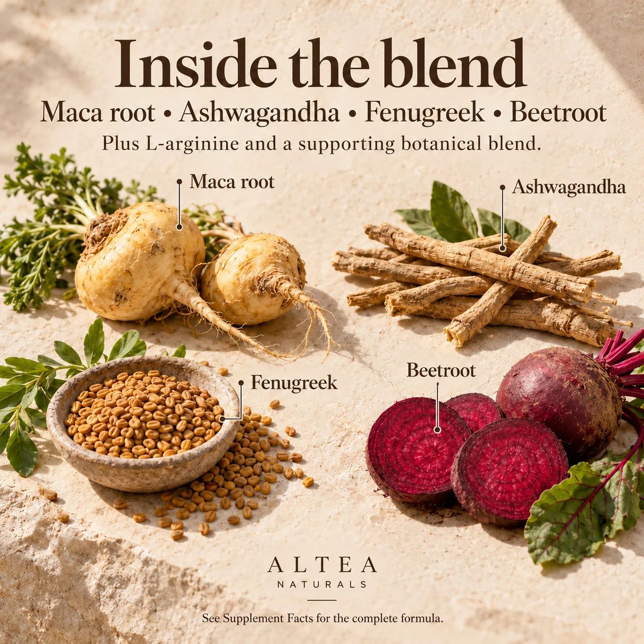 Altea Naturals Maca Root Drops — ingredients