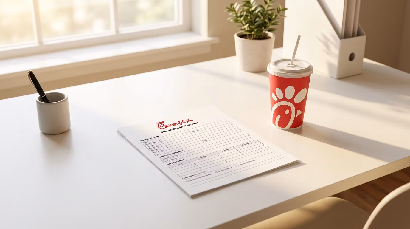 Chick-fil-A Job Application Template