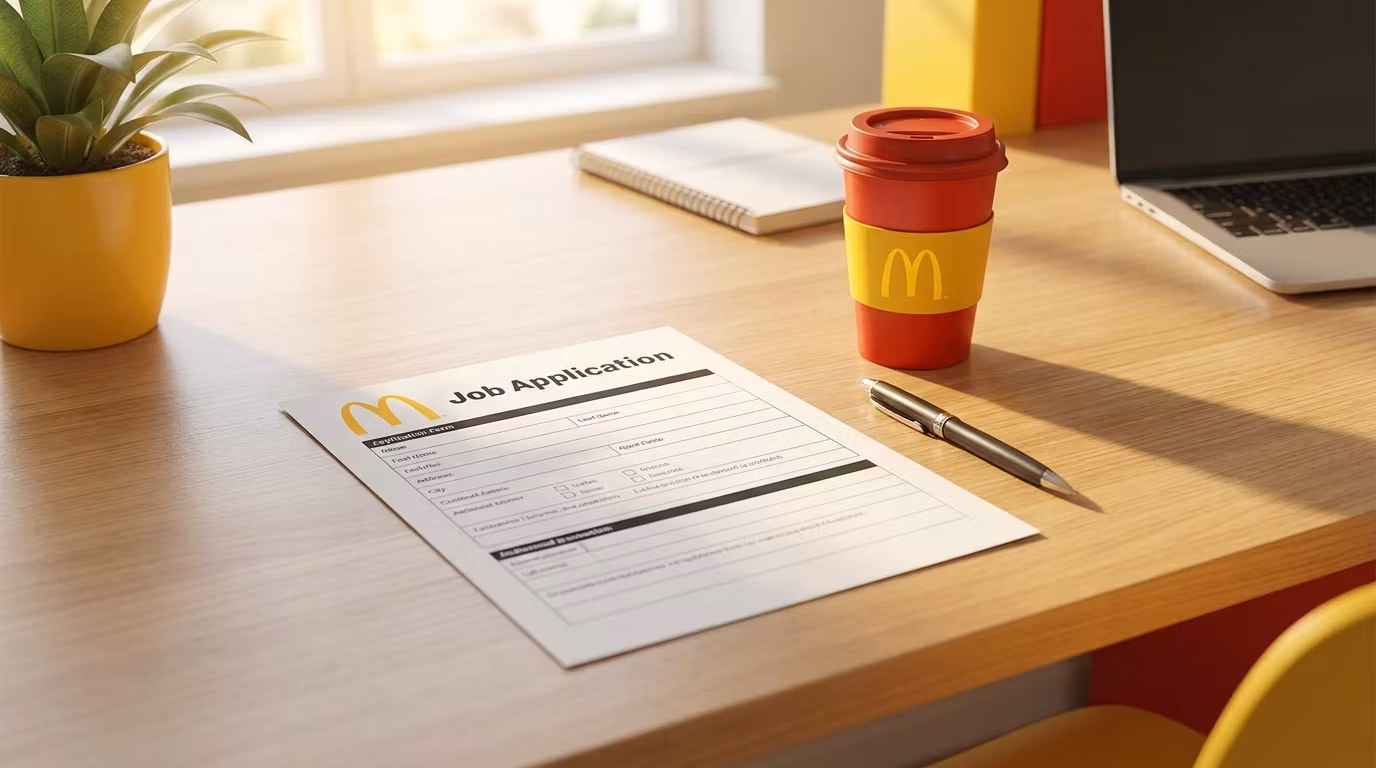 McDonald's Job Application Template