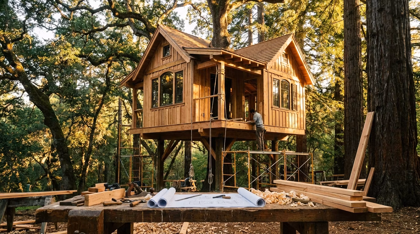 20-Day Treehouse Build Course