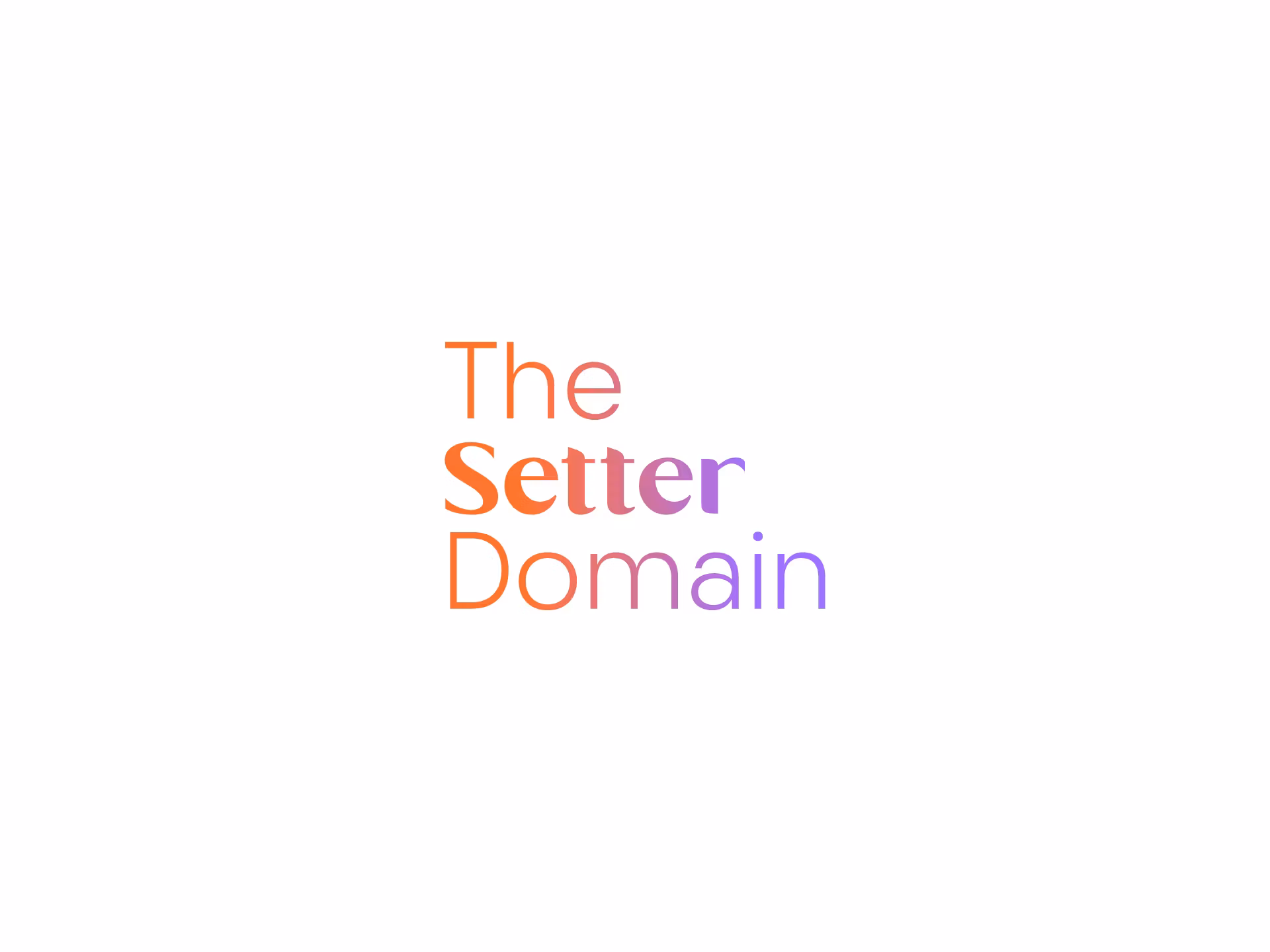 The Setter Domain