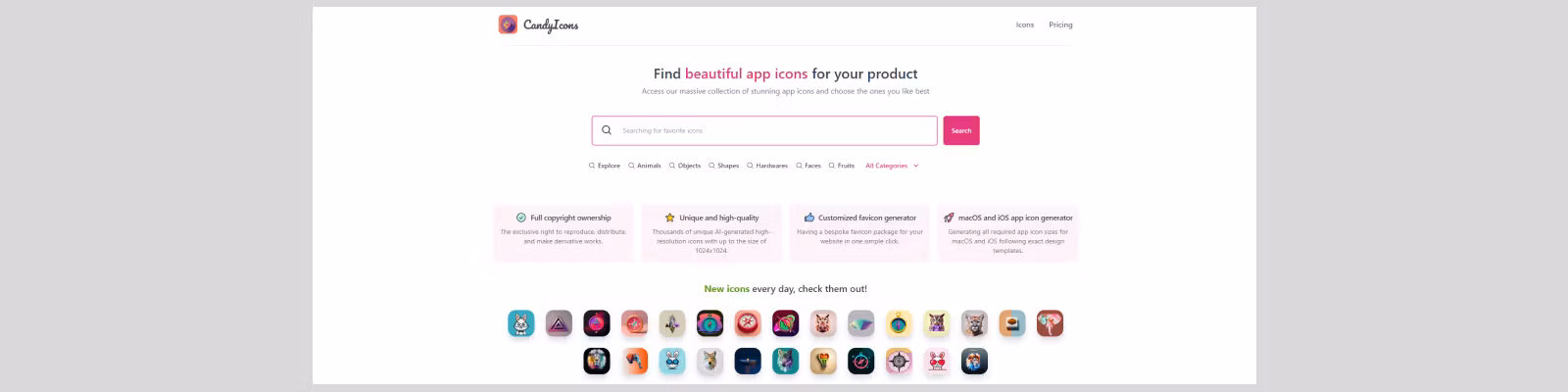 Candy Icons Pass
