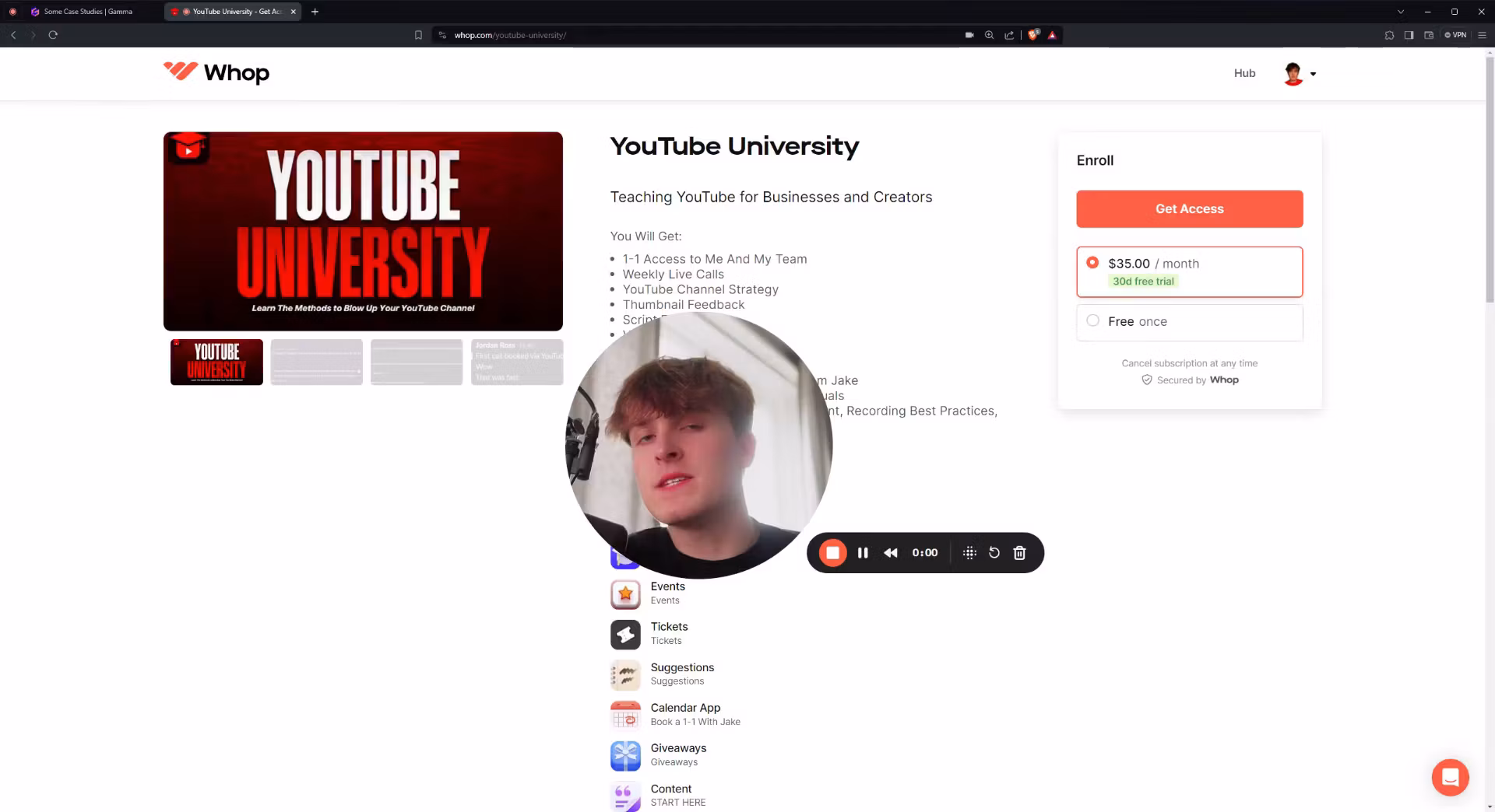 YouTube University Enroll