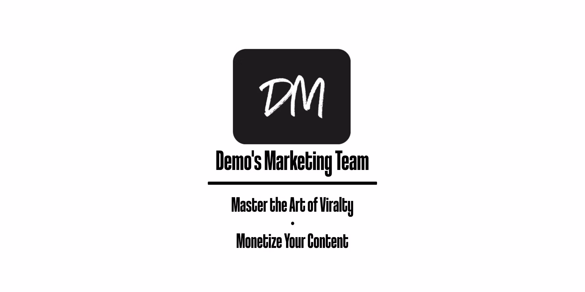 Demo's Marketing Team