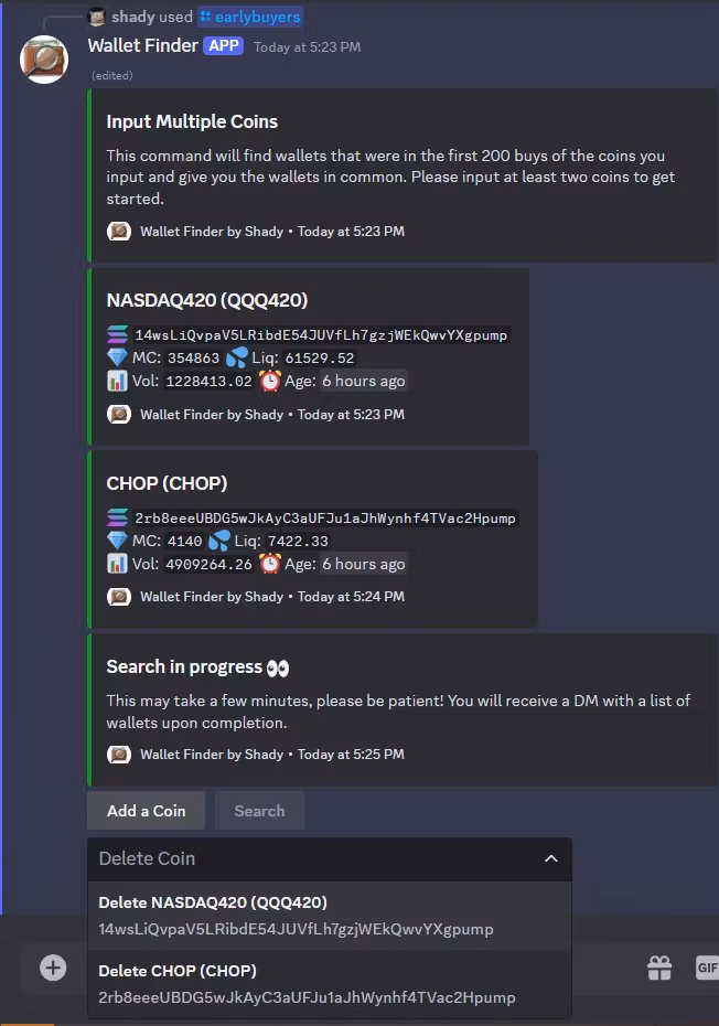Wallet Finder Individual