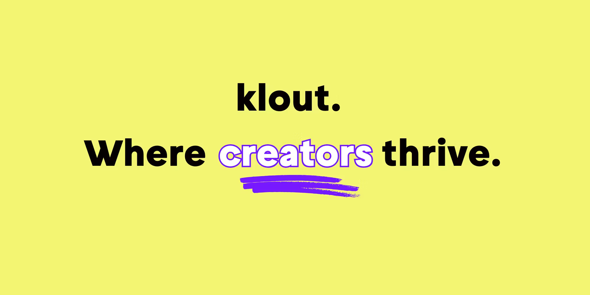 Klout Creators