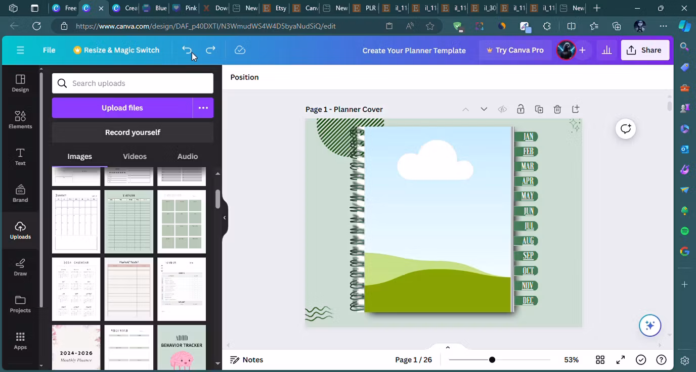  Create your Own Planner PLR