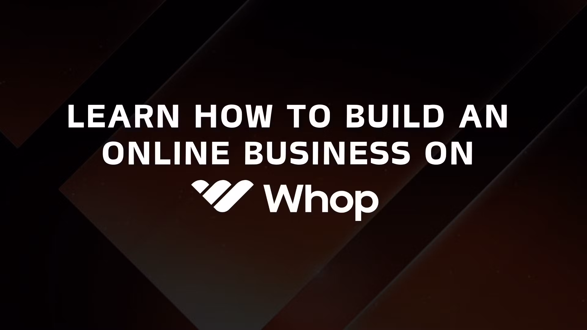 Whop Webinars