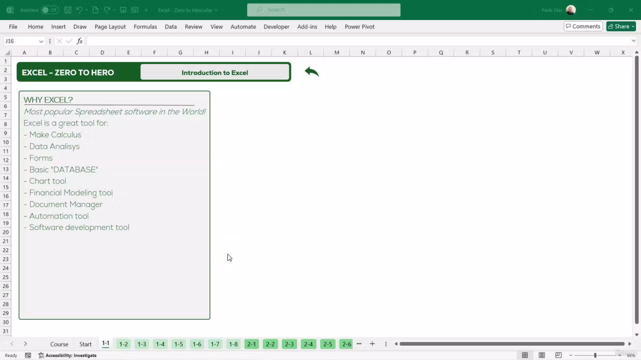 EXCEL MASTERY: ZERO TO HERO 