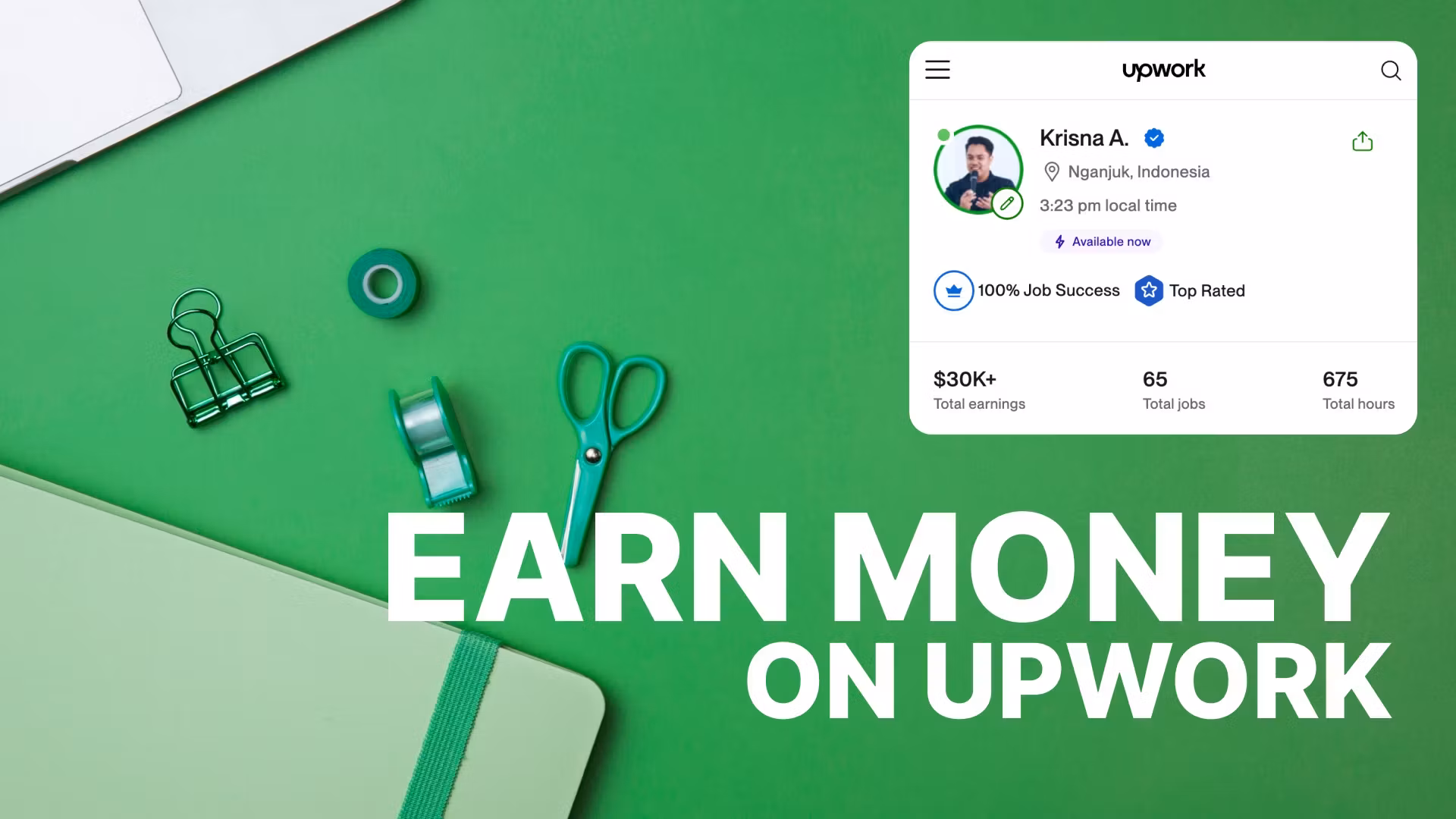 Earn money on Upwork