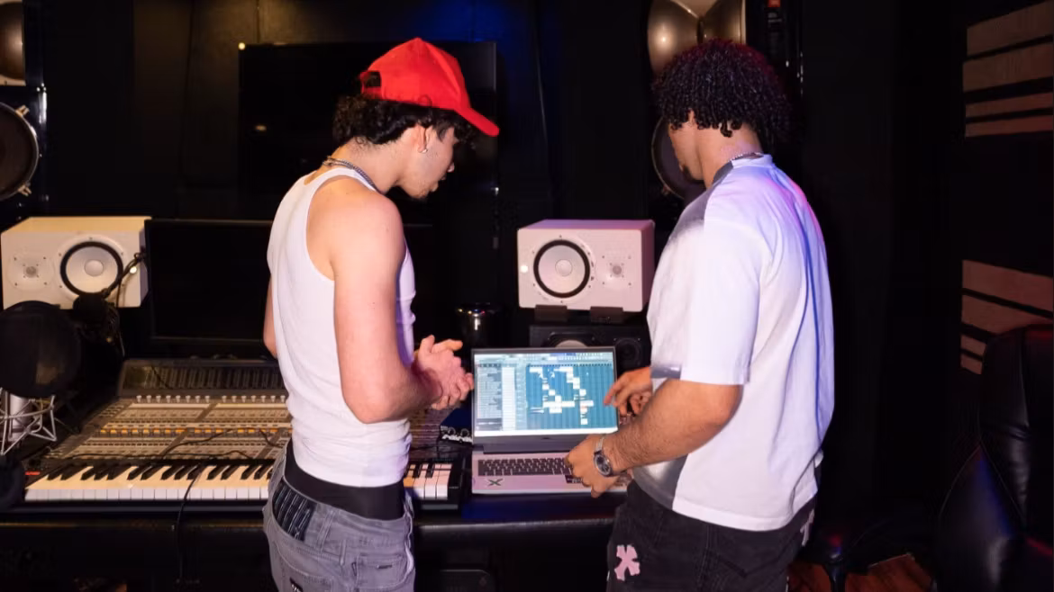 Producing with Young millie