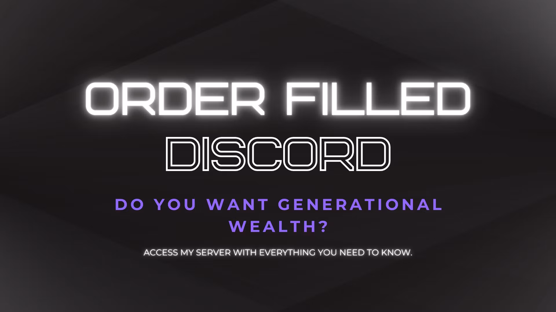 Order Filled