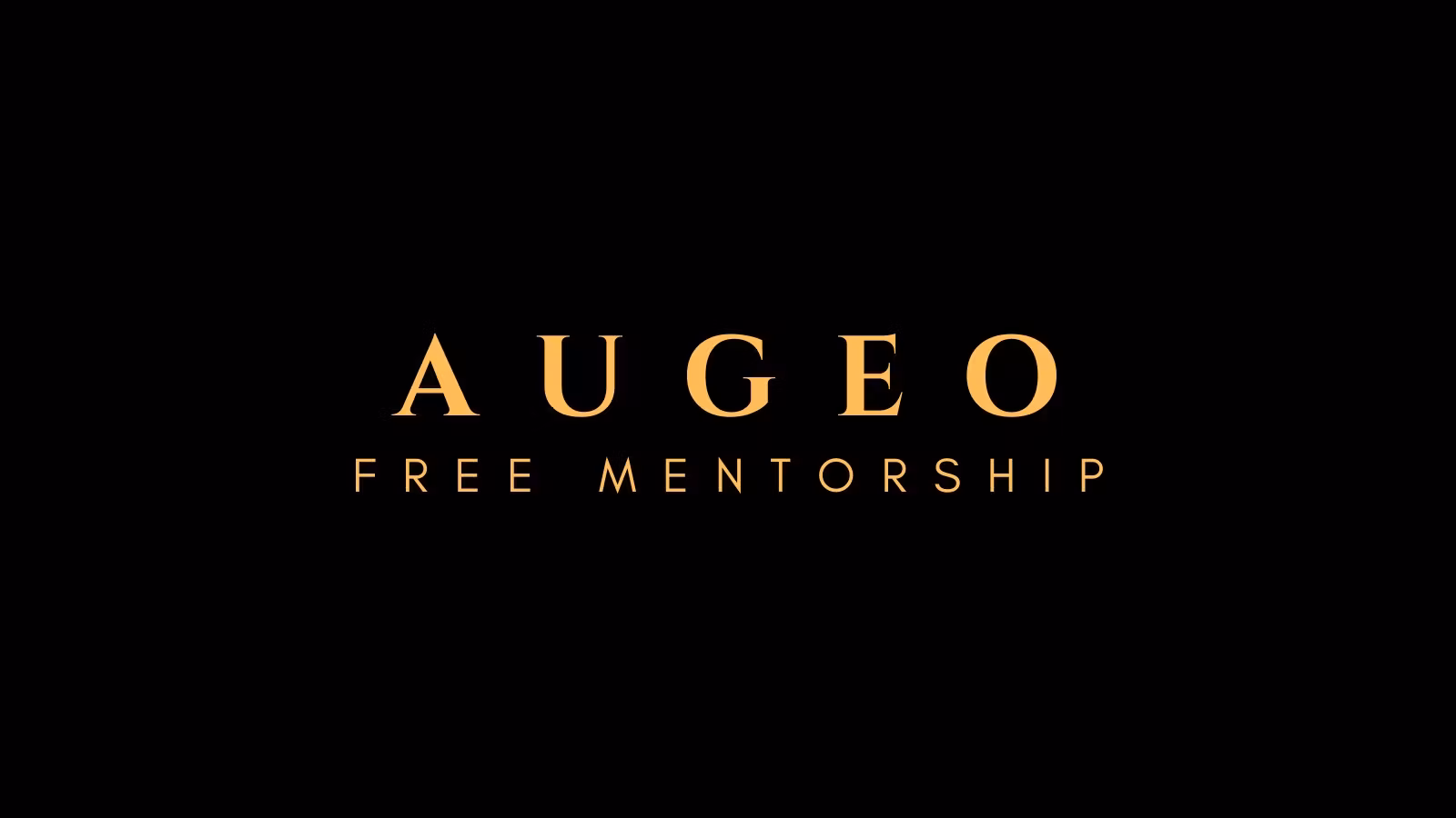 AUGEO Free Mentorship