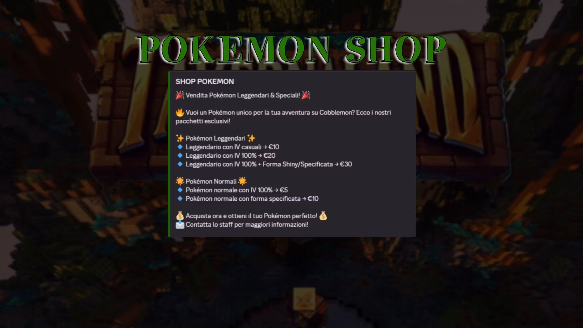 Pokemon Shop!