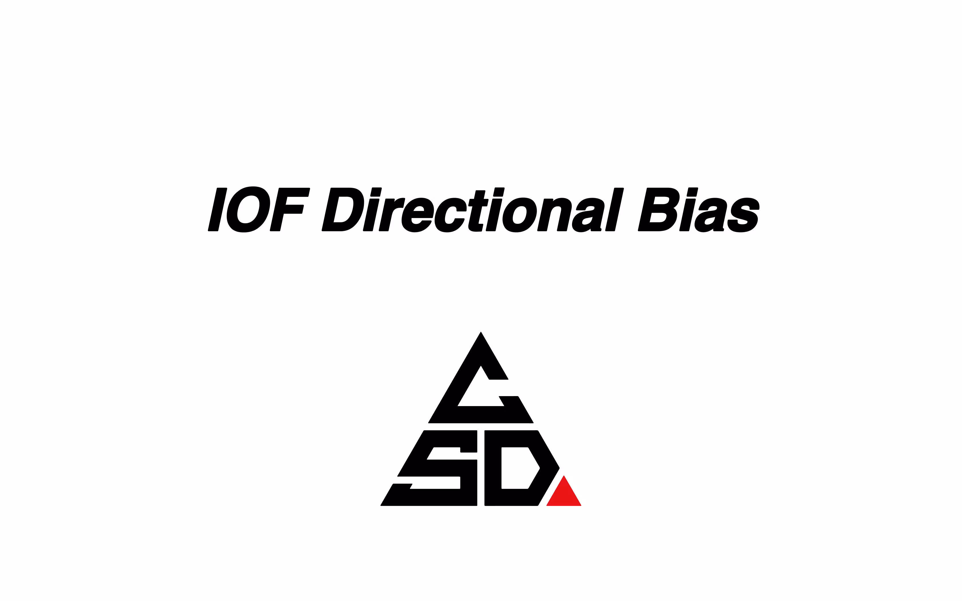 IOF directional Bias V2