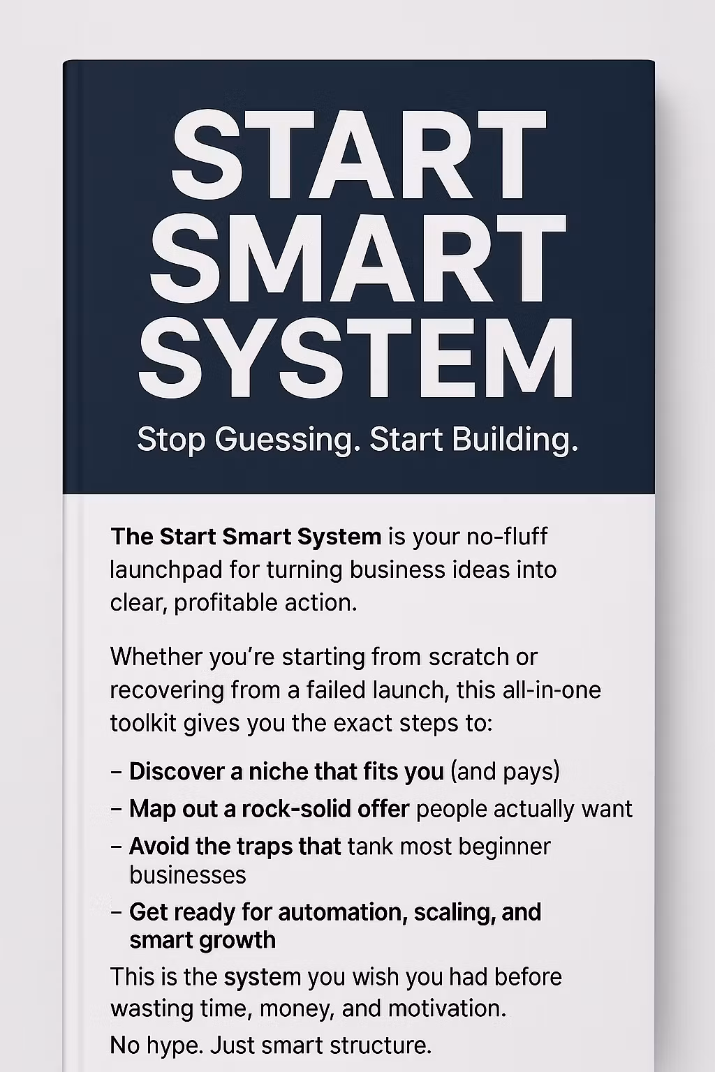 Start Smart System - Step 1