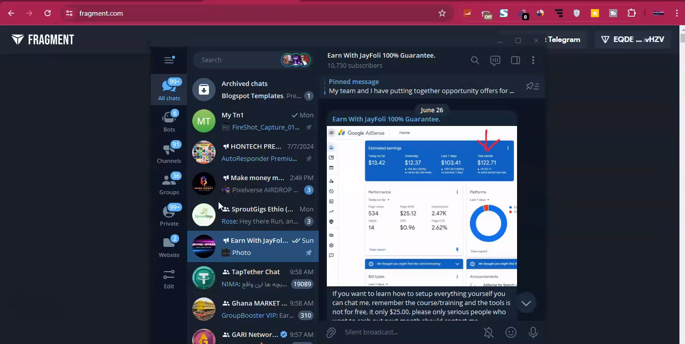 Earn With Jay Foli