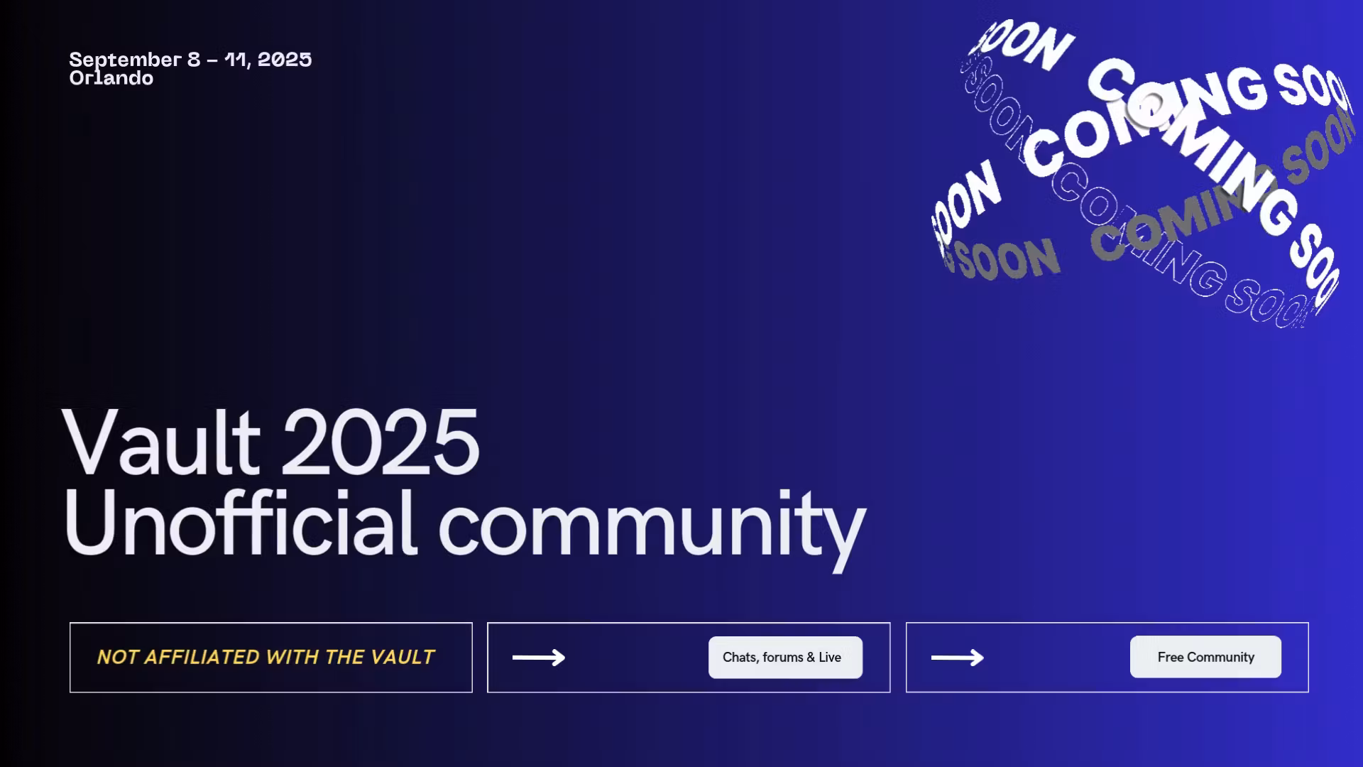 The Vault Conference 2025