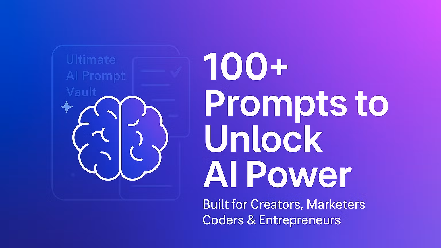 Ultimate AI Prompt Vault