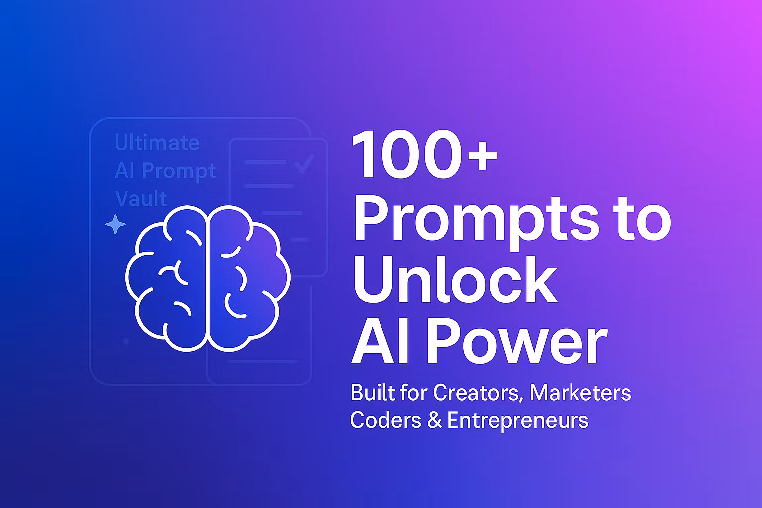 Ultimate AI Prompt Vault