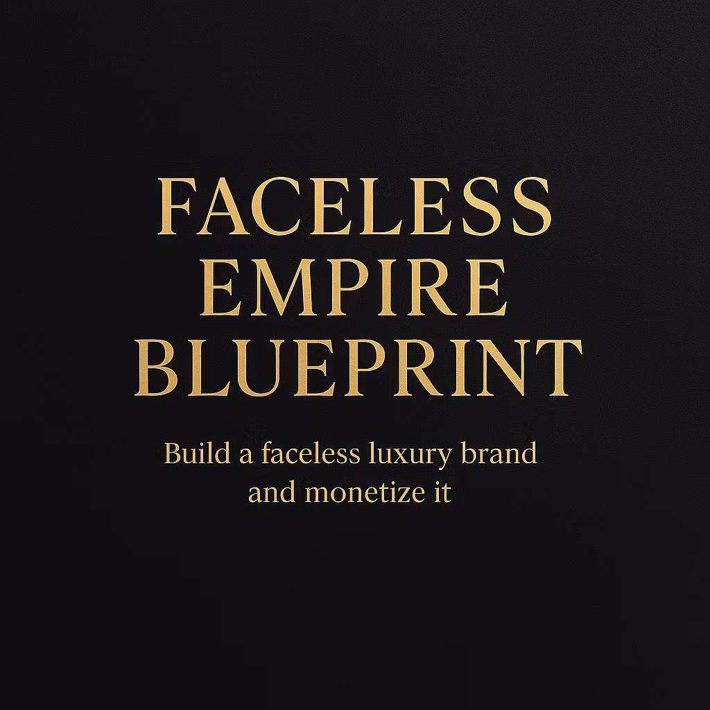 Faceless empire blueprint 