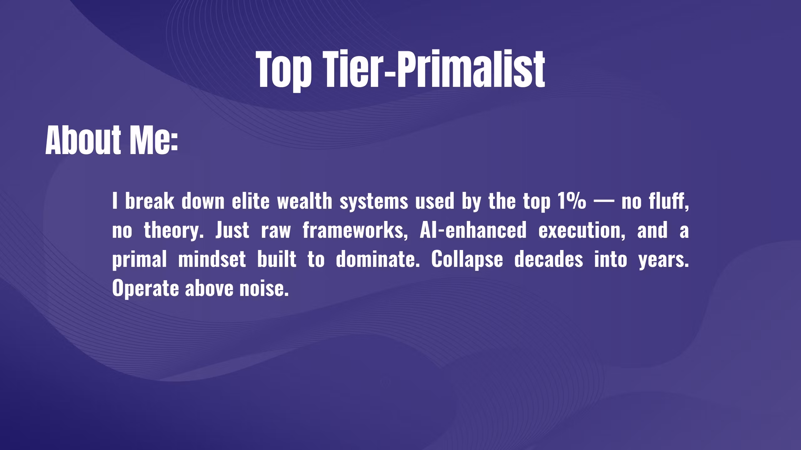 Top Tier-Pimalist