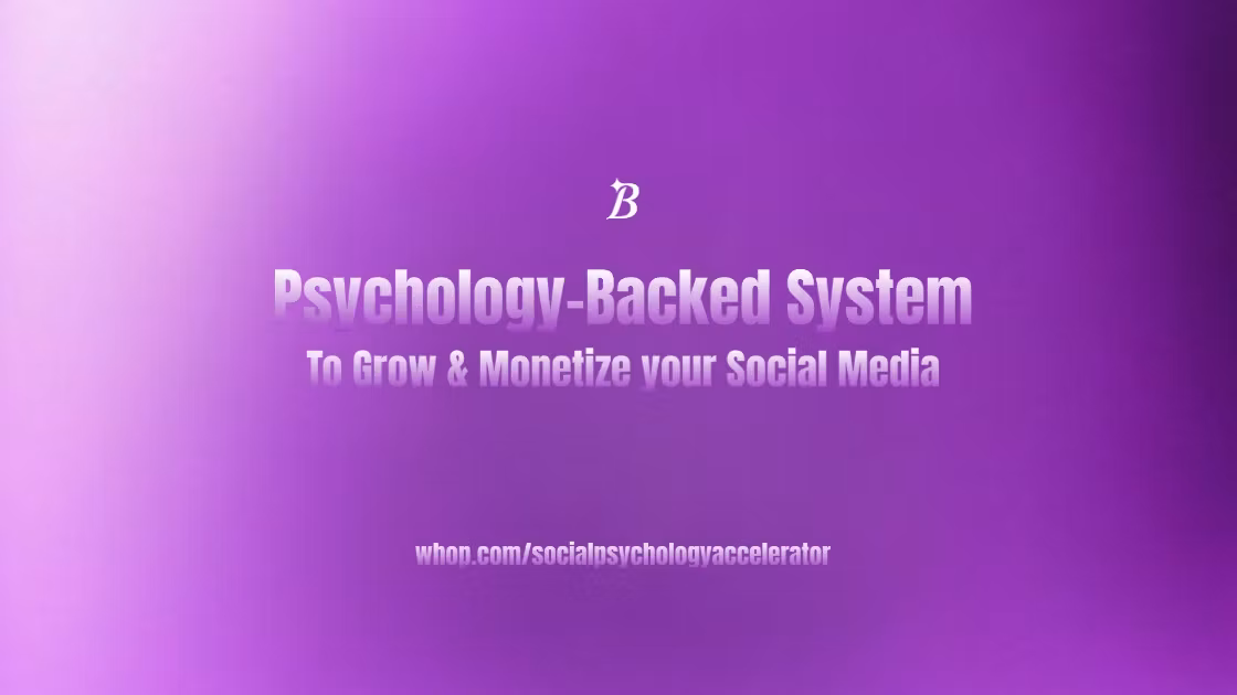 Social Psychology Accelerator 