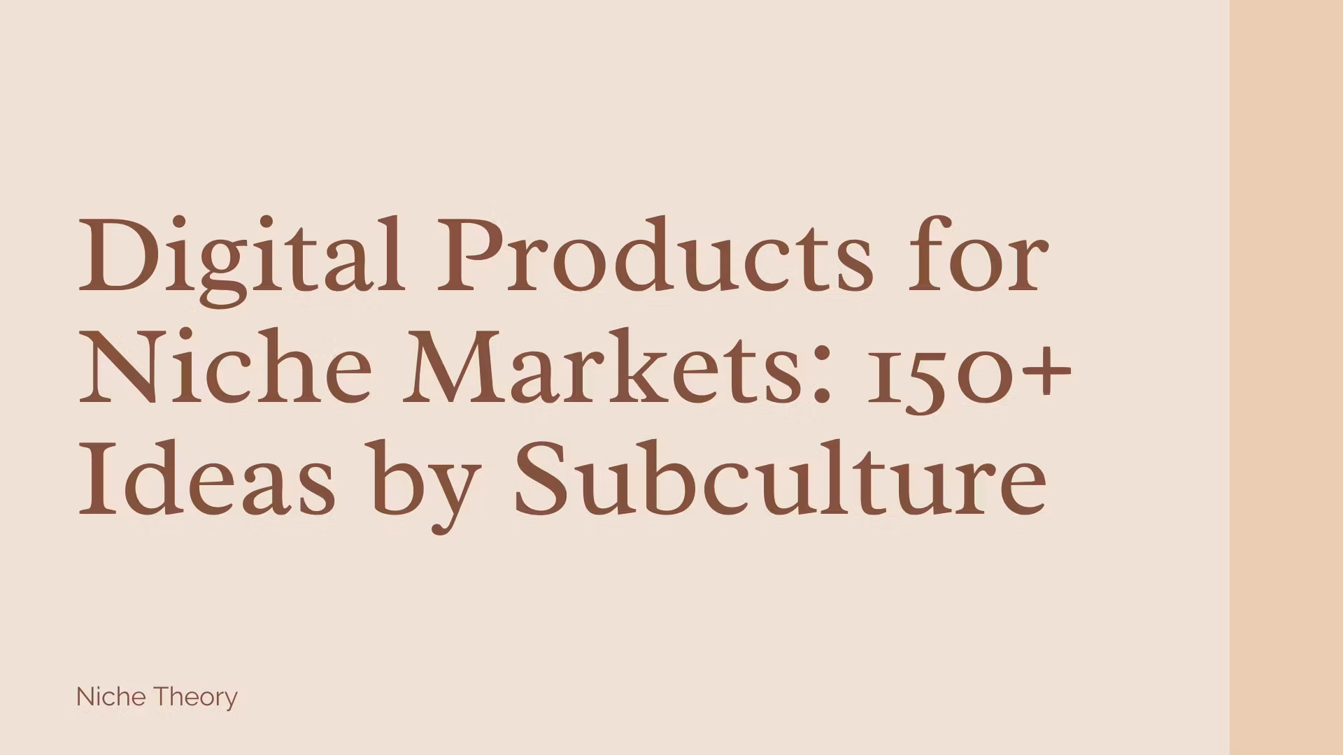 150+ Digital Product Ideas