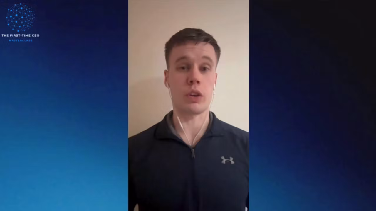 The First-Time CEO Masterclass