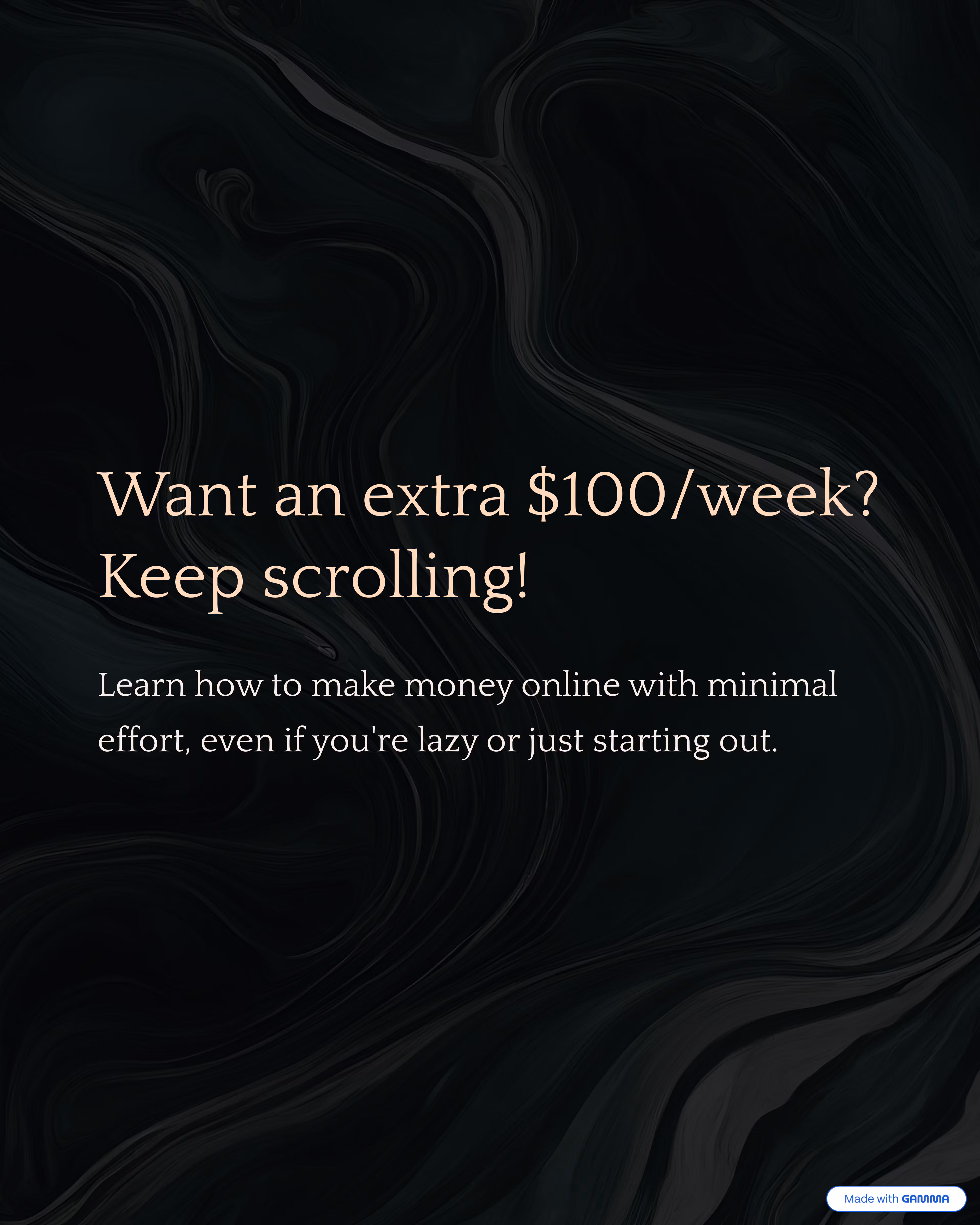  the laziest way to make 100$ 