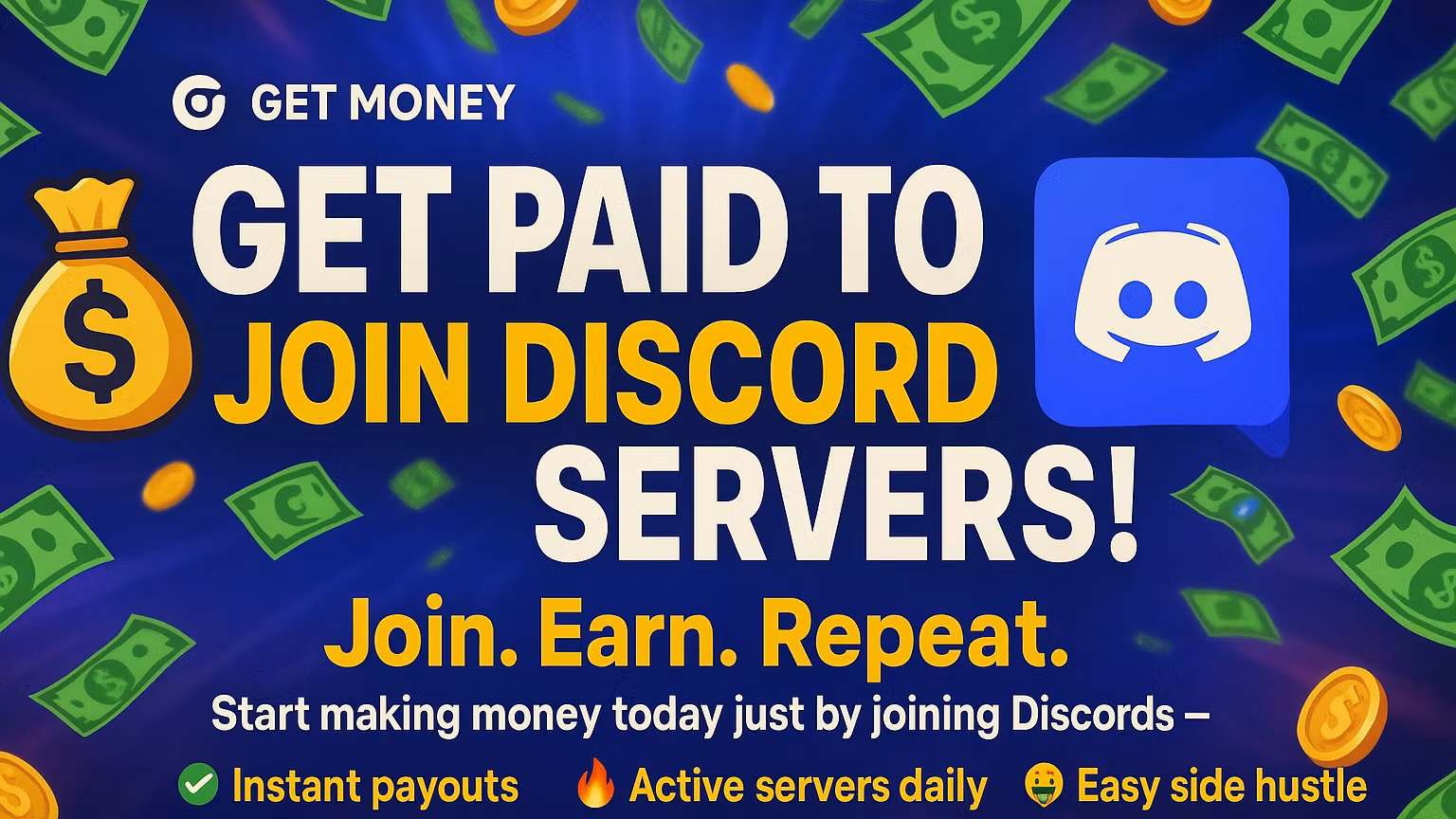 Get Money from Discord Servers