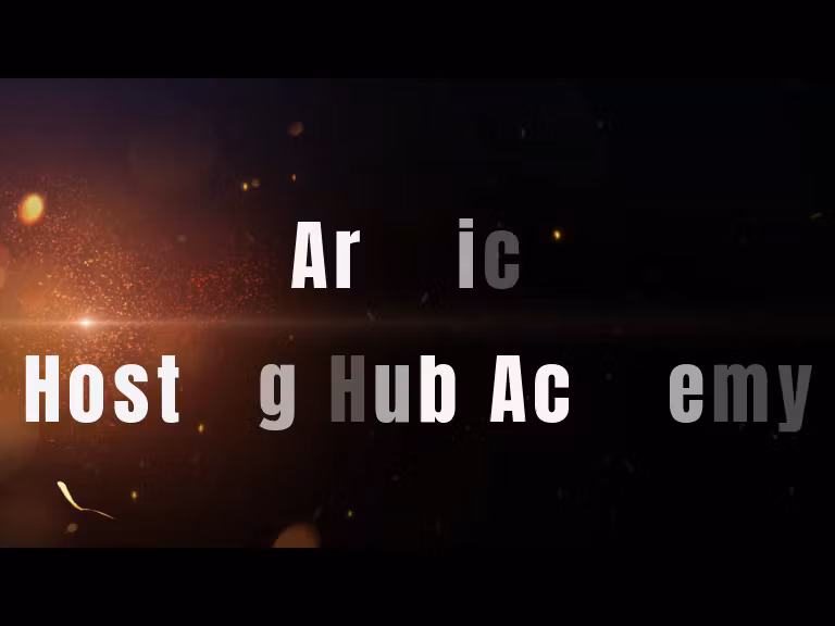 Arabic- Hosting Hub Academy