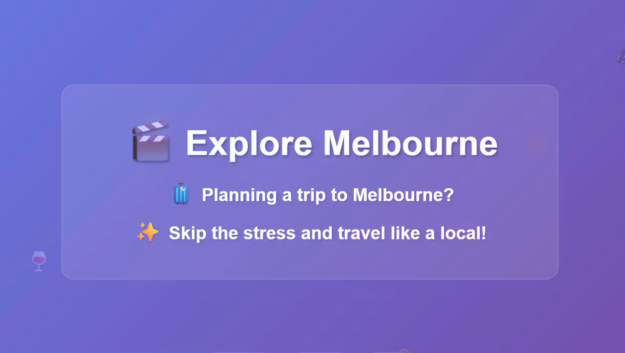 Exploring Melbourne